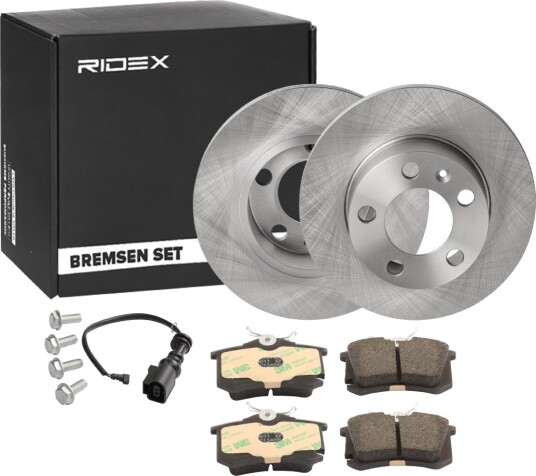 Bremseskiver og -klosser RIDEX 3405B0821