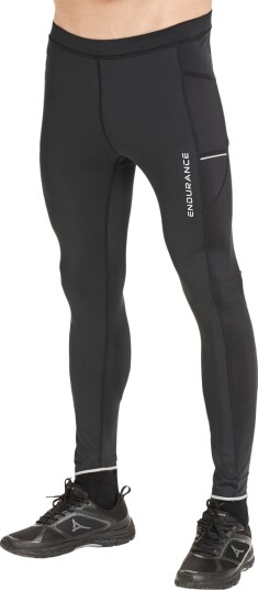 Endurance Energy v2 Windblock Løpetights Herre Svart M Endurance Energy v2 Windblock Løpetights Herre Svart M