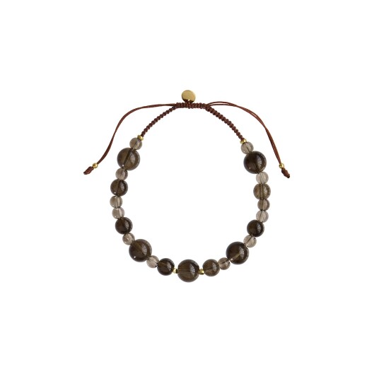 Stine A Jewelry Cherie Bon Bon Bracelet Mocha Gullfarge Brun 170 mm Stine A Jewelry Cherie Bon Bon Bracelet Mocha Gullfarge Brun 170 mm