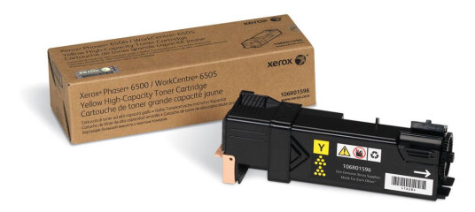 Xerox Phaser 6500 / WC6505 Y Toner - 106R01596 Original - Gul 2500 sider Xerox Phaser 6500 / WC6505 Y Toner - 106R01596 Original - Gul 2500 sider