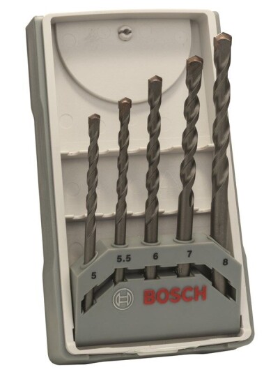 Bosch 5-delers betongbor-sett CYL-3 5; 5,5; 6; 7; 8 mm