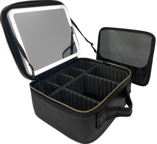 NORD sminkeveske med LED belyst speil SP31 sort NORD sminkeveske med LED belyst speil SP31 sort