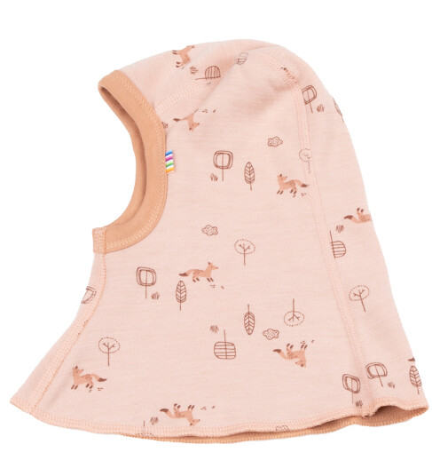 Joha Balaclava Ull/Bomull 2 lags Fersken 52 cm Balaclava dobbel Rosa