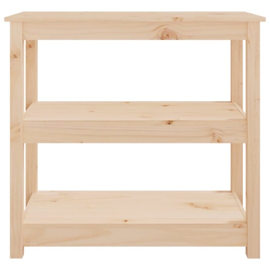 vidaXL Konsollbord 80x40x74 cm heltre furu