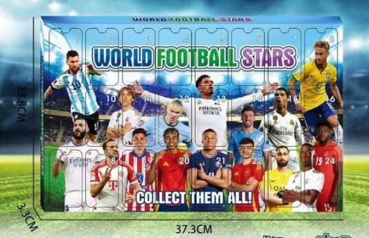 Adventskalender for VM 2026 – Overraskelsespakker – Gaver til fotballfans