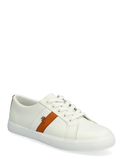 Lauren Ralph Lauren Janson Ii Leather Sneaker White 41 Lauren Ralph Lauren Janson Ii Leather Sneaker White 41