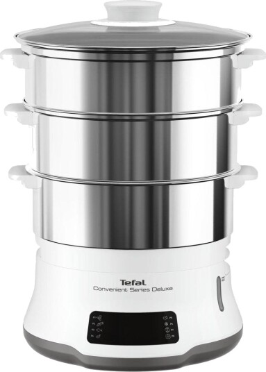 Tefal Dampkoker VC502D10 Deluxe 9L 900W Rustfritt St??l Tefal Dampkoker VC502D10 Deluxe 9L 900W Rustfritt St??l