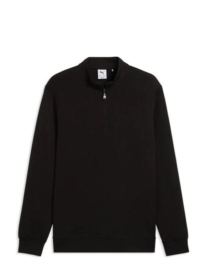 PUMA Golf Cloudspun Fleece 1/4 Zip   Black   XL
