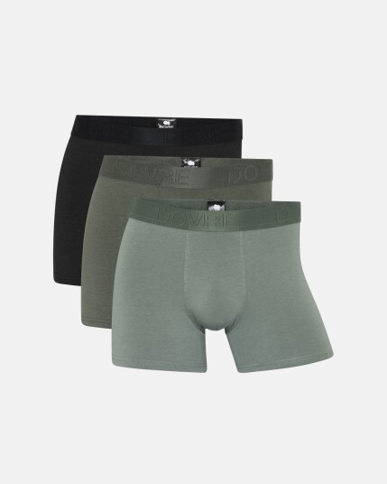 Dovre Boxer Bambus 3 pakning Flerfarget