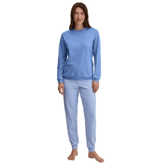Calida Lovely Nights pyjamas blå Størrelse: L Kvinner