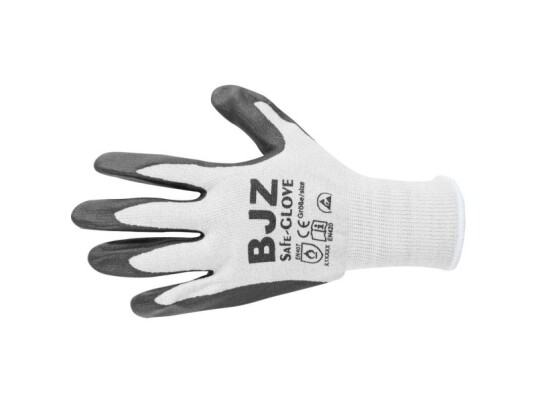 Bjz A 64484 Esd handske Varmebestandig Storrelse: L Polyamid Carboniserede Fibre Bjz A 64484 Esd handske Varmebestandig Storrelse: L Polyamid Carboniserede Fibre