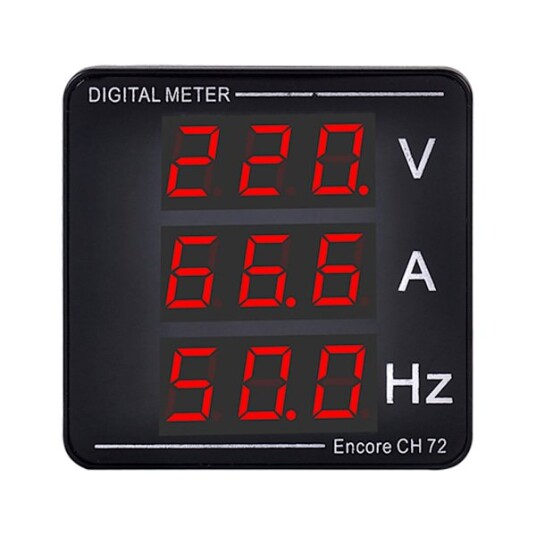 Digital Spenning og Strømmåler AC 50 500V