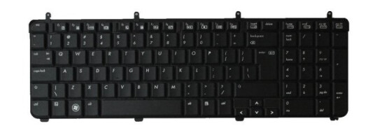 Hp 533998-071, Tastatur, Spansk, Hp, Pavilion Dv7
