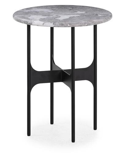 Wendelbo Floema Sidebord Ø40 Grå Emperador Marmor Wendelbo Floema Sidebord Ø40 Grå Emperador Marmor