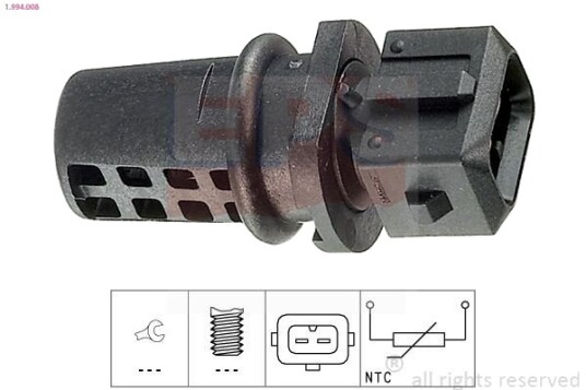 Sensor, innsugningsluft temperatur EPS 1.994.008