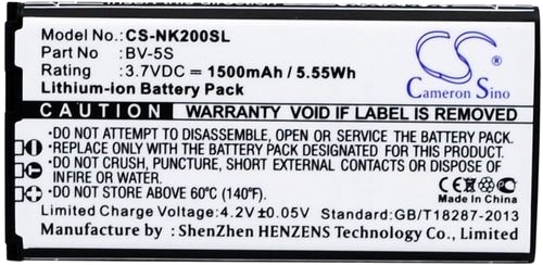 Batteri til Nokia RM-1013 etc