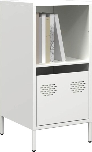 Skjenk hvit 35x39x73,5 cm kaldvalset stål 8721102931147