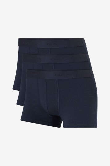 Gant Boksershorts Bamboo Trunk 3 pakning Blå