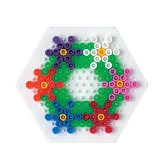 Hama Ironing Beads Pegboard-Hexagon Small