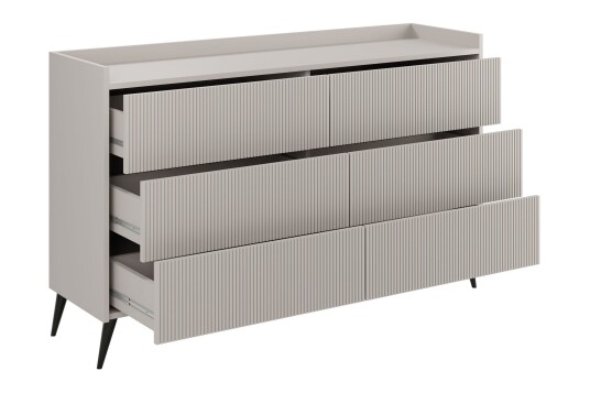 Chiku Kommode 150 cm   Beige