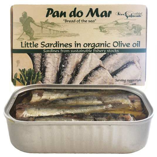Pan do Mar Små Sardiner I Olivenolje 120g Pan do Mar Små Sardiner I Olivenolje 120g