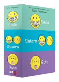 Smile/sisters/guts Box Set Av Raina Telgemeier Smile/sisters/guts Box Set Av Raina Telgemeier