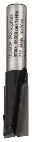 Bosch Notfres 8 Mm 2-Skjærs Bit 20 Mm L 51 Mm Elektroverktøy Tilbehør