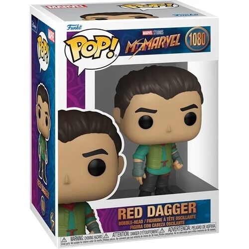 Ms. Marvel Rød Dagger Pop! Vinyl Figure 1080 Ms. Marvel Rød Dagger Pop! Vinyl Figure 1080
