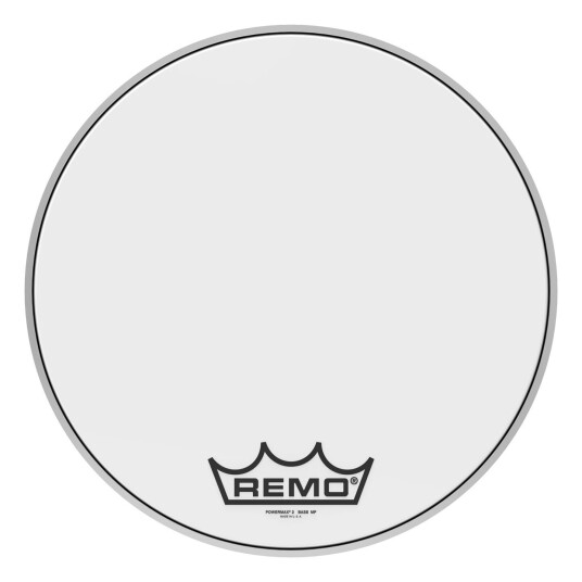 Remo Pm-2018-Mp- Powermax 2 Ultra Hvit Crimplock Bass Drumhead, 18"