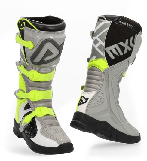 Acerbis X-Team Motocross støvler Grå Gul