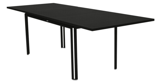 Fermob Costa Table with Extension Liquorice 42