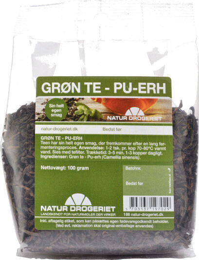 Natur Drogeriet Natur-Drogeriet Pu-erh Te - 100 g Natur Drogeriet Natur-Drogeriet Pu-erh Te - 100 g