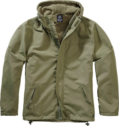 Brandit Windbreaker Frontzip Jakke L Grønn