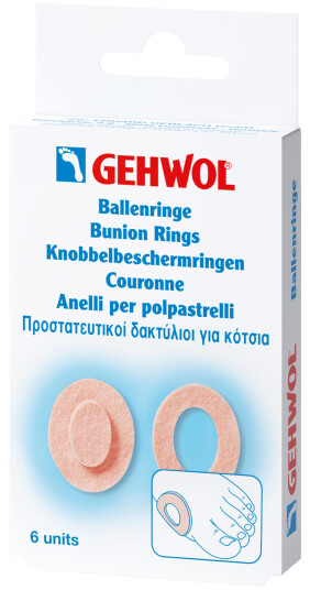 Gehwol Bunion Ring – oval, 6 stk. Gehwol Bunion Ring – oval, 6 stk.