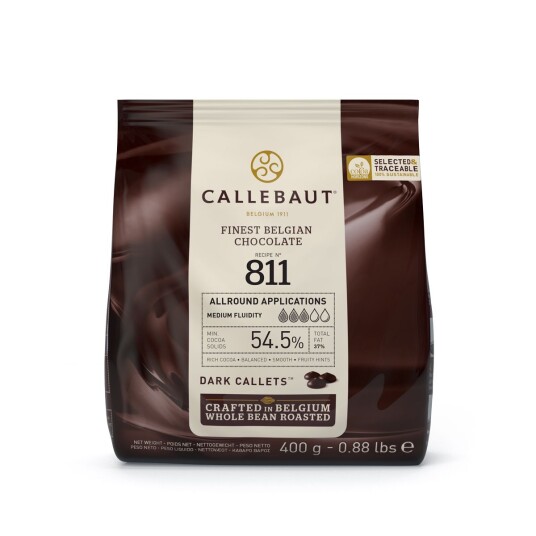 Callebaut Mørk Sjokolade 400g Callebaut Mørk Sjokolade 400g