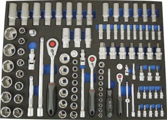 Bato Pipenøkkelsett Tommer 1/4" + 3/8" + 1/2" EVA 1/1