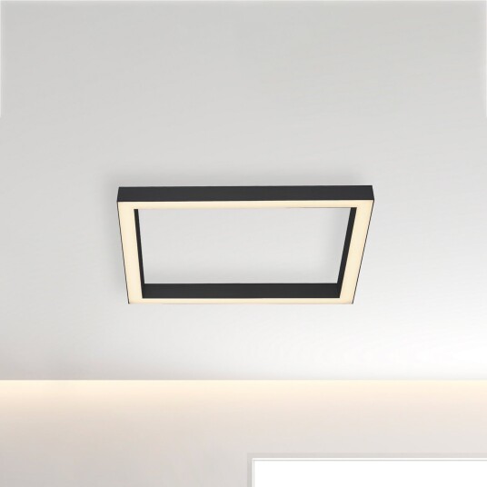Taklampe PURE PURE Lines Square dimmbar Svart Stue Metall Moderne 55 3.9 Svart
