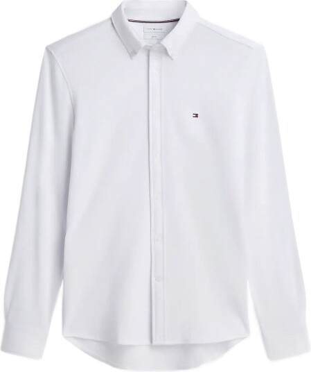 Tommy Hilfiger Knitted Shirt Sf   White   XL