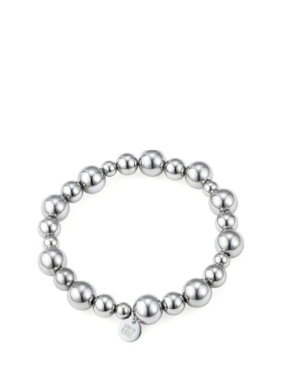 BUD TO ROSE Brea Elastic Bracelet |Silver |One Size