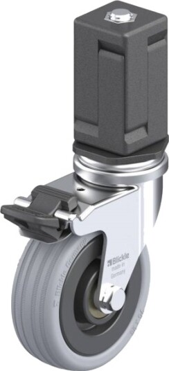 Blickle 848042 Lra-Vpa 75K-Fi-Ev07 Styrehjul Med Brems Hjuldiameter 75 Mm Bæreevne (Maks) 60 Kg 1 Stk