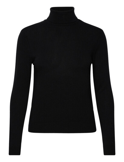 United Colors of Benetton Turtle Neck Sweater - Black - S