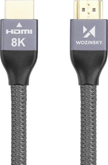 Wozinsky HDMI 2.1 Cable 8K 60 Hz 48 Gbps 4K 120 Hz 2K 144 Hz 2 m Silver WHDMI 20