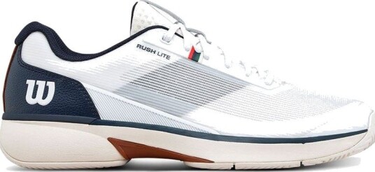 Wilson Rush Lite 5 CLC Allcourt Tennis sko herre White/Navy Blazer/Tofu 44 2/3