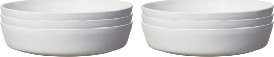 Scandi Living Sandsbro pastatallerken offwhite Ø23 cm 6 pk
