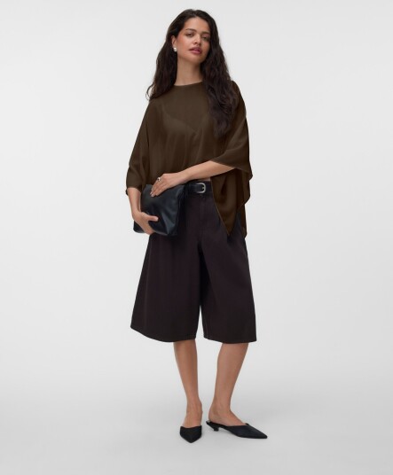 Vero Moda Vmadalyn Cape Top Wvn Exp Brown M/L