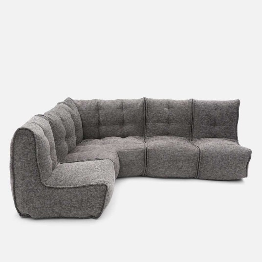 Mod 4 L Sofa Modulsofa Luscious Gray Mod 4 L Sofa Modulsofa Luscious Gray