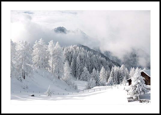Winter Magic in the Alps Plakat Plakat / 100x150cm