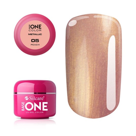 Base One Metallic Peach 5g UV-gel Base One Metallic Peach 5g UV-gel