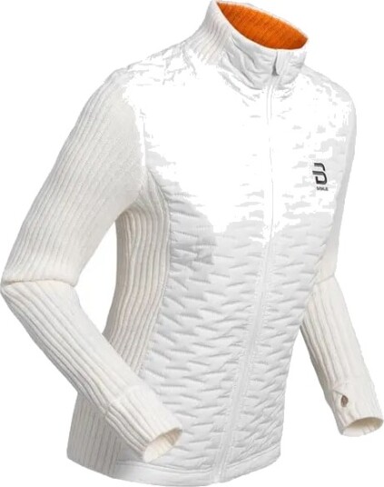Dæhlie Full Zip Comfy Wmn Snow White L Dæhlie Full Zip Comfy Wmn Snow White L