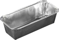 Alubakke 550 Ml 188X88x50 Mm,15 Ps X 100 Stk/Krt